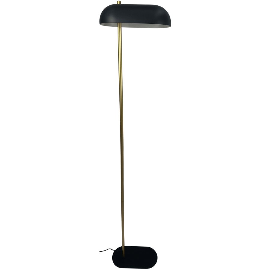 Dyberg Larsen Arch Stehleuchte H143 cm, Sort/Messing