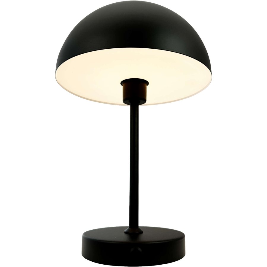 Dyberg Larsen Stockholm 2.0 Tragbare Tischleuchte LED H30 cm, Schwarz