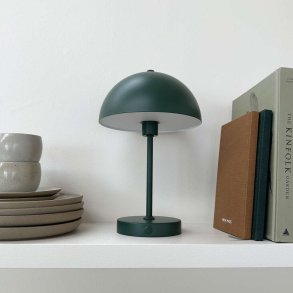 Dyberg Larsen Stockholm 2.0 Trådløs Bordlampe LED H30 cm, Dark Green