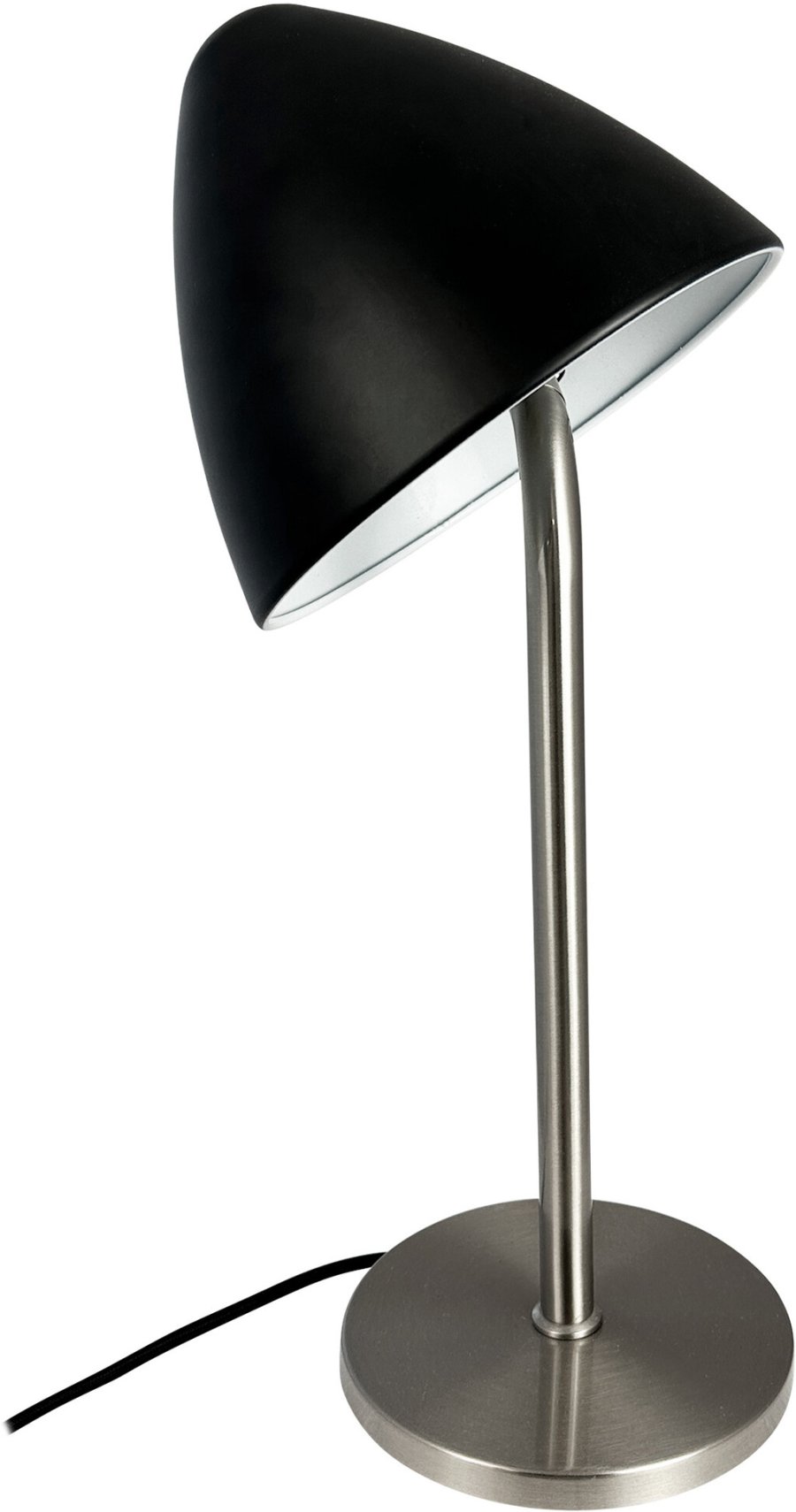 Dyberg Larsen OULU Bordlampe H47 cm, Sort/Brstet Stl