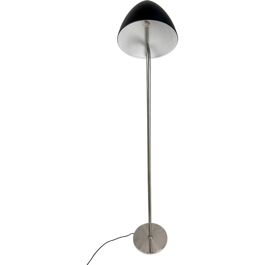 Dyberg Larsen OULU Gulvlampe H128 cm, Sort/Brstet Stl