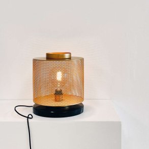 Dyberg Larsen Nantes Bordlampe H35 cm, Messing/Marmor