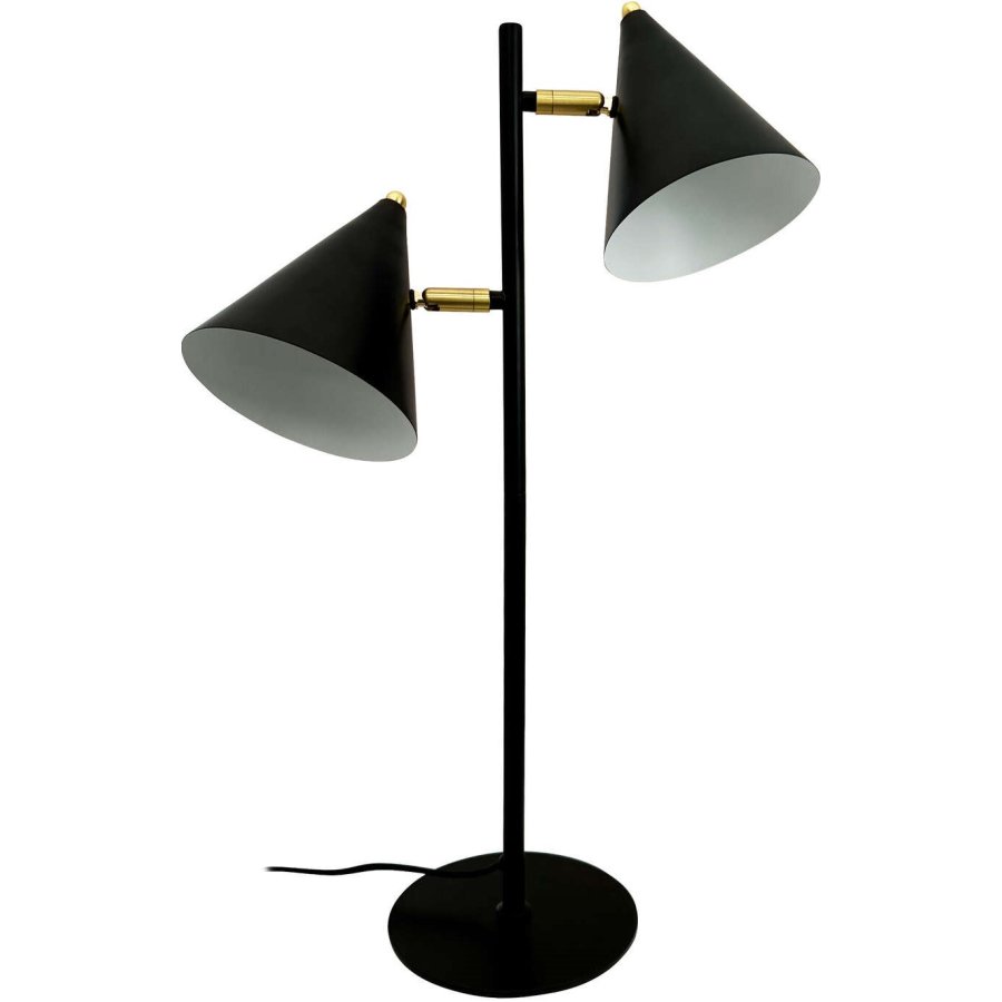 Dyberg Larsen Rouen Tischlampe H64 cm, Schwarz