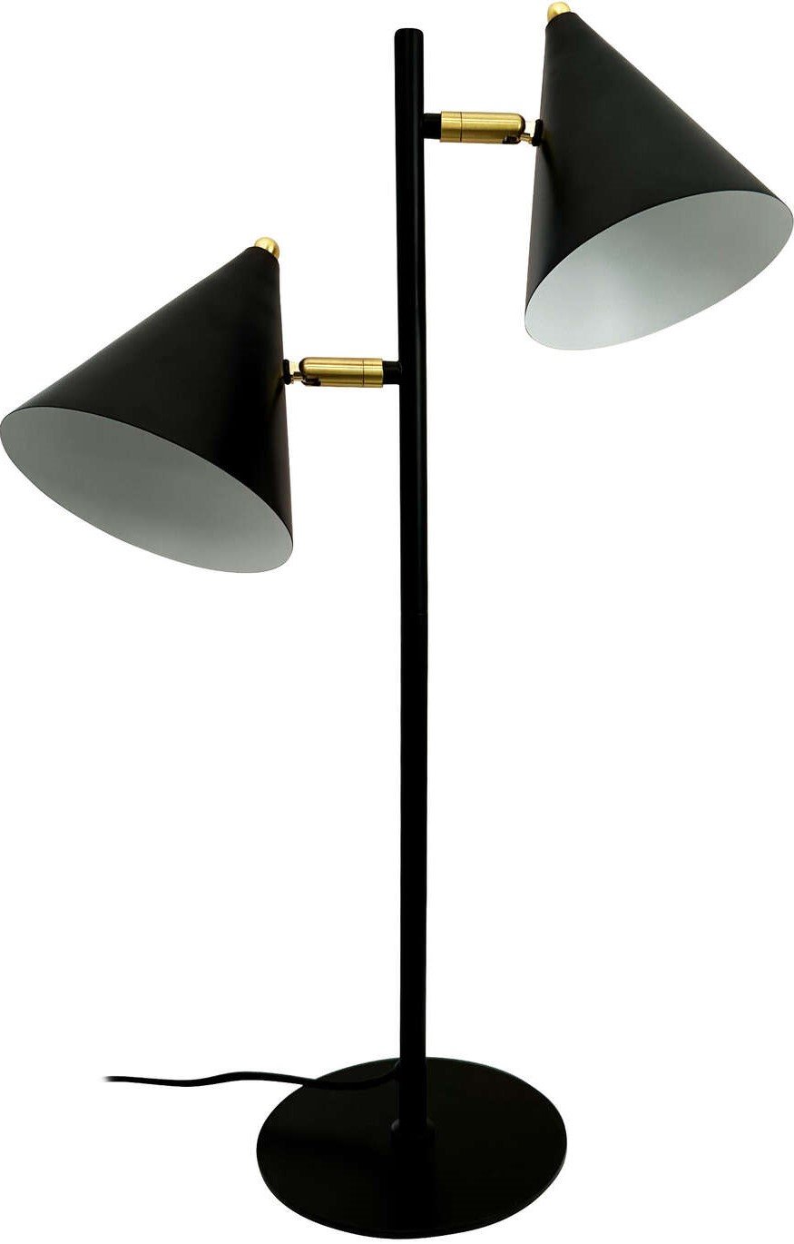 Dyberg Larsen Rouen Tischlampe H64 cm, Schwarz