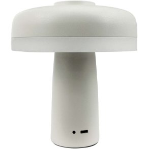 Dyberg Larsen Porter Trdls Bordlampe LED H16,5 cm, Pearl Hvid