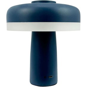 Dyberg Larsen Porter Trdls Bordlampe LED H16,5 cm, Indigo Bl