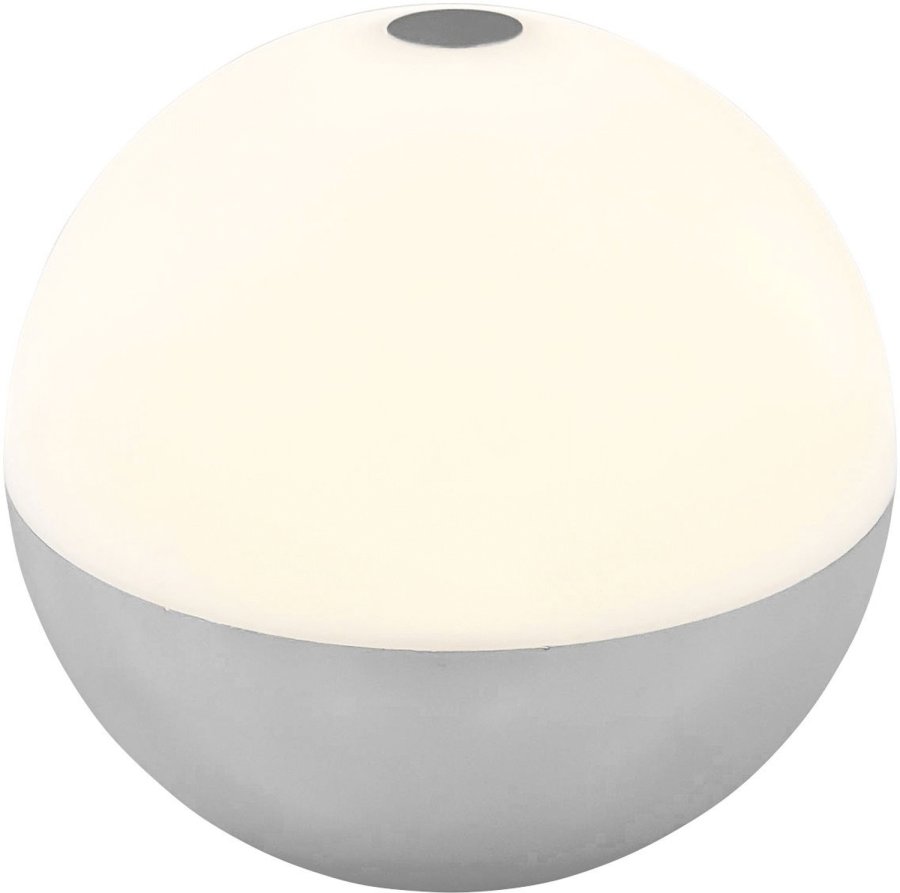 Dyberg Larsen Alba Alba Akku-Tischleuchte LED H11 cm, Chrom