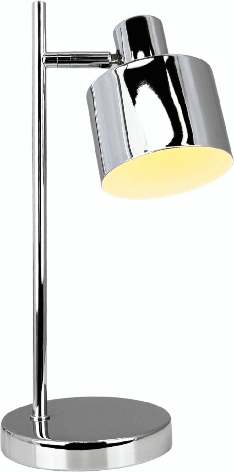 Dyberg Larsen Ocean Akku-Tischlampe Mini LED H28 cm, Chrom