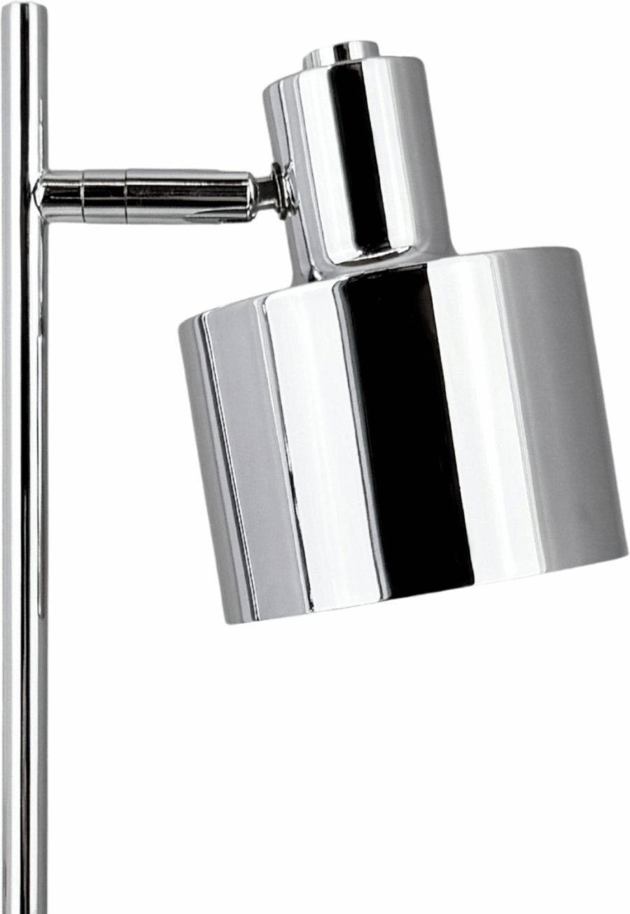 Dyberg Larsen Ocean Akku-Tischlampe Mini LED H28 cm, Chrom