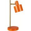 Dyberg Larsen Ocean Tr�dl�s Bordlampe Mini LED H28 cm, Orange/Messing