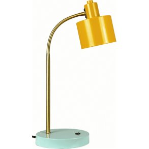 Dyberg Larsen Ocean Bordlampe Flex H45 cm, Karry/Turkis