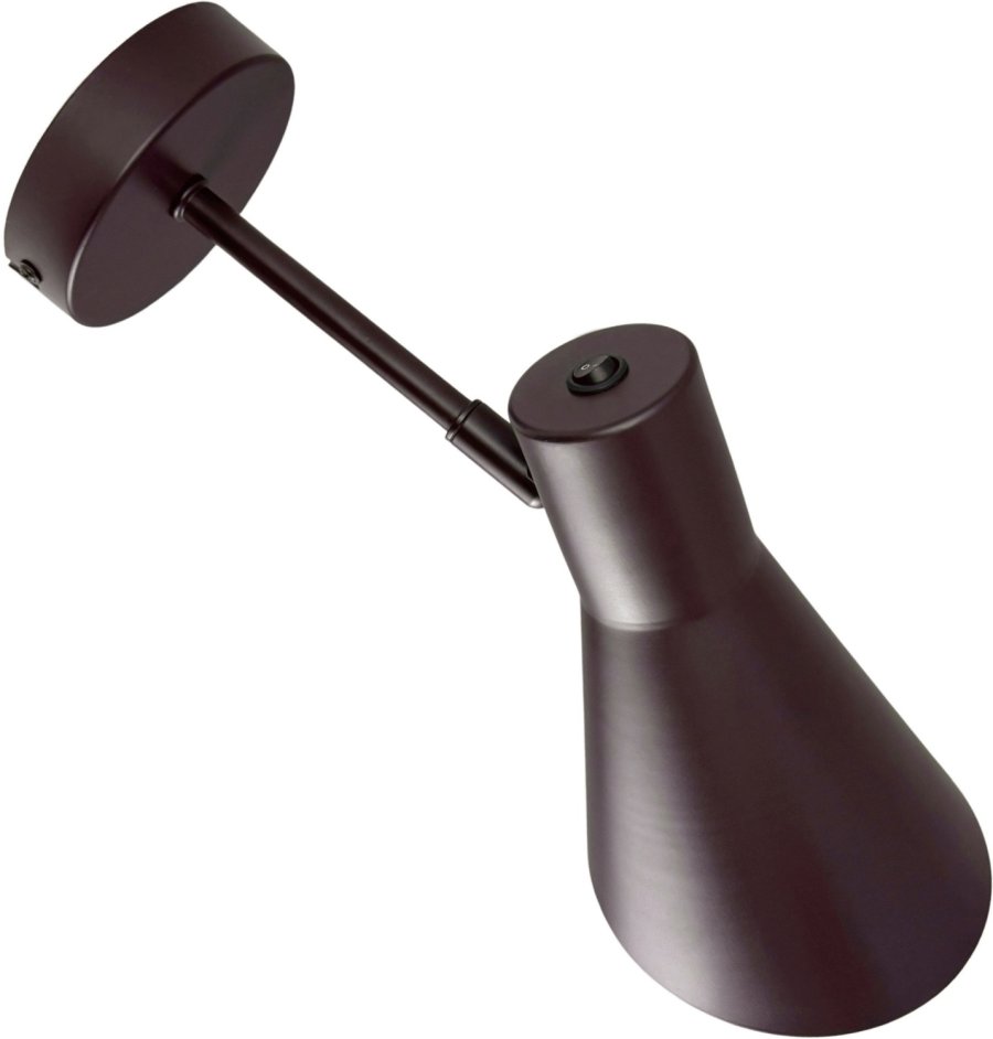 Dyberg Larsen DL12 Wandleuchte 20 cm, Braun