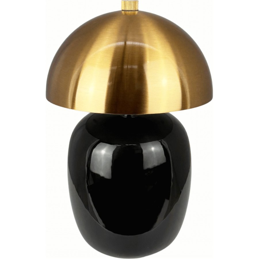 Dyberg Larsen Manhatten Tischleuchte LED H23 cm, Sort/Messing