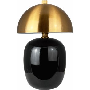 Dyberg Larsen Manhatten Tischleuchte LED H23 cm, Sort/Messing