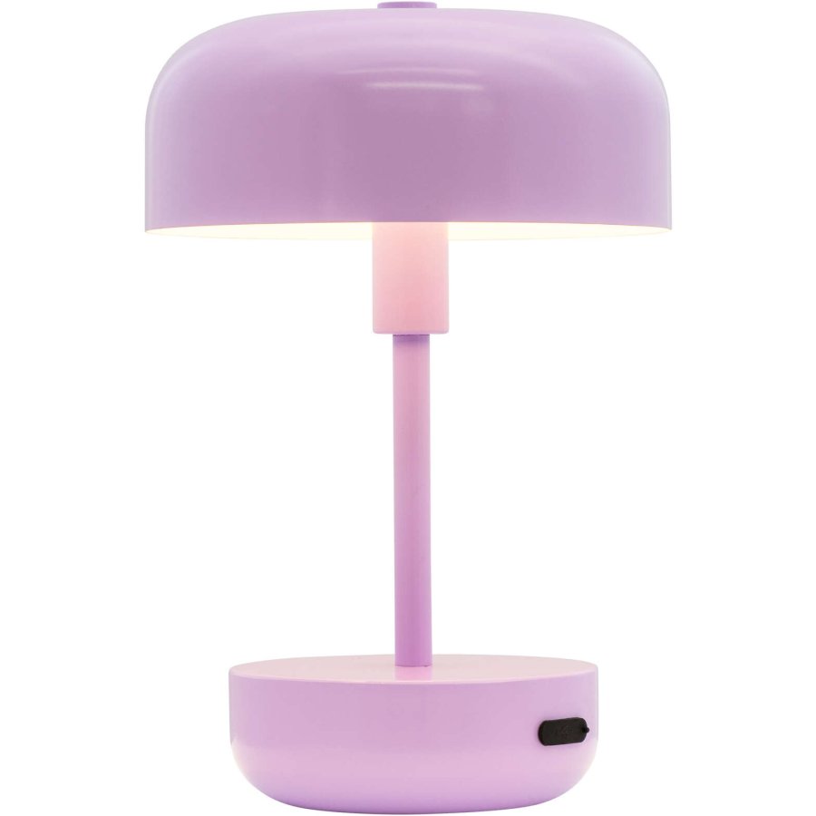 Dyberg Larsen Haipot Tischleuchte Wiederaufladbar LED H25,7 cm, Violett