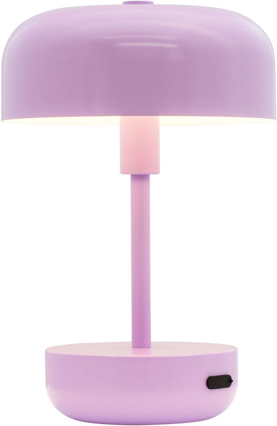 Dyberg Larsen Haipot Tischleuchte Wiederaufladbar LED H25,7 cm, Violett