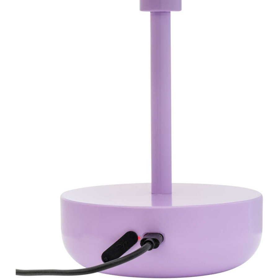 Dyberg Larsen Haipot Tischleuchte Wiederaufladbar LED H25,7 cm, Violett