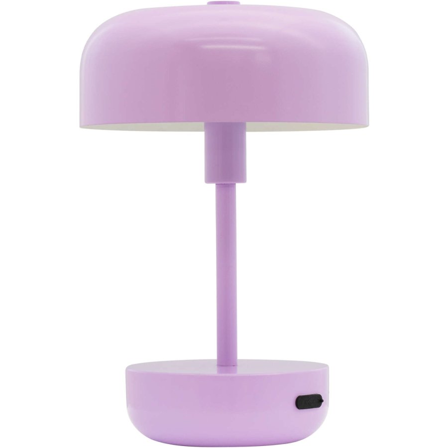 Dyberg Larsen Haipot Tischleuchte Wiederaufladbar LED H25,7 cm, Violett