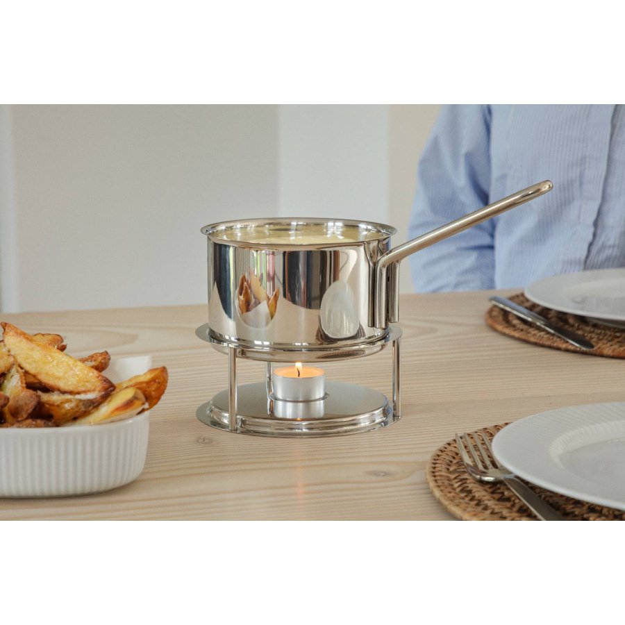 Eva Trio Saucevarmers�t 13 cm/1,1 L, B�rstet St�l