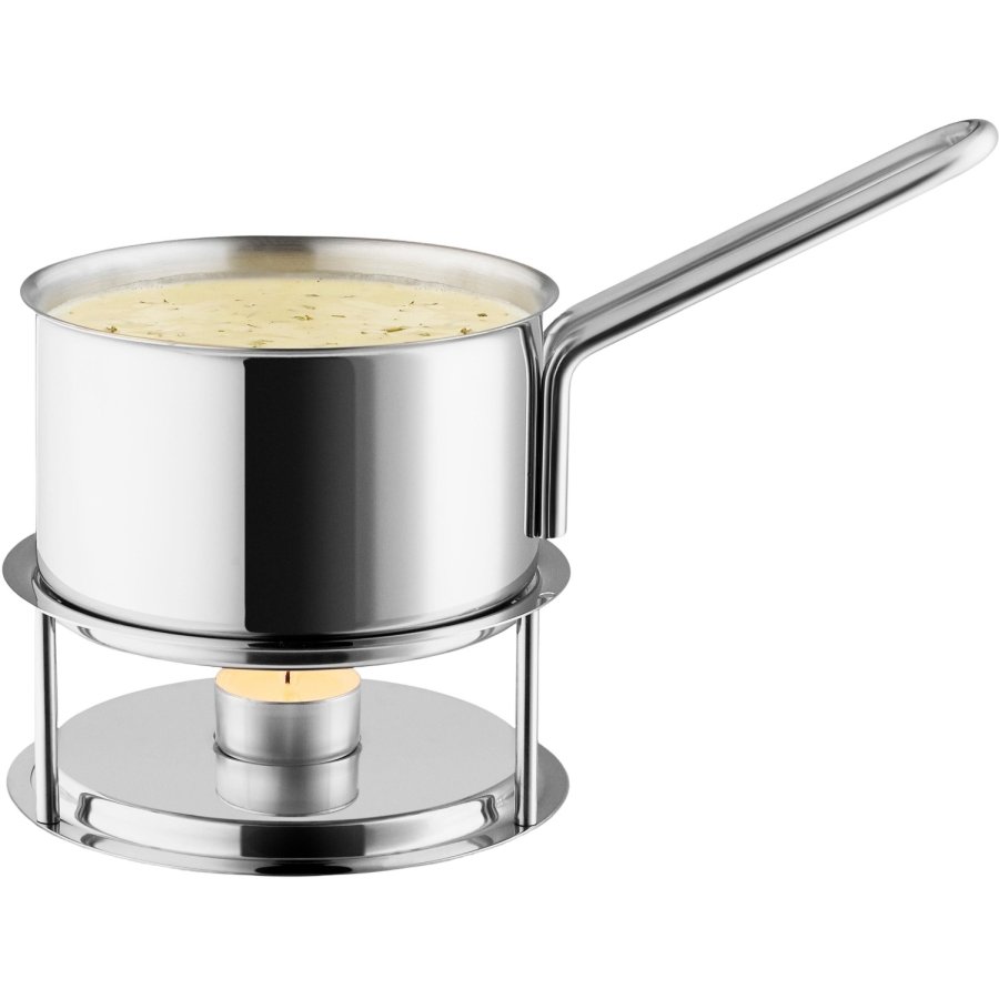 Eva Trio Saucevarmers�t 13 cm/1,1 L, B�rstet St�l