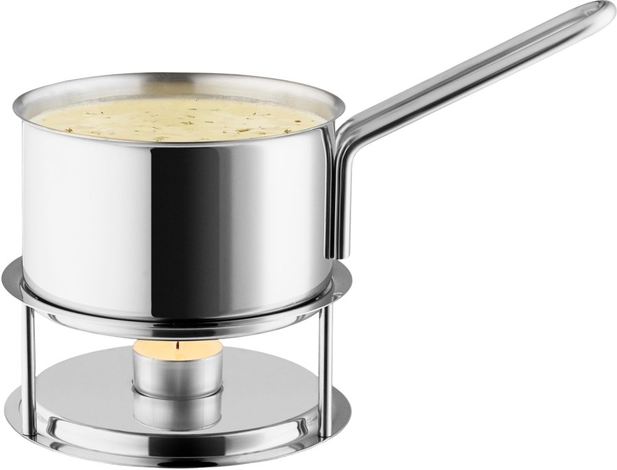 Eva Trio Saucevarmers�t 13 cm/1,1 L, B�rstet St�l