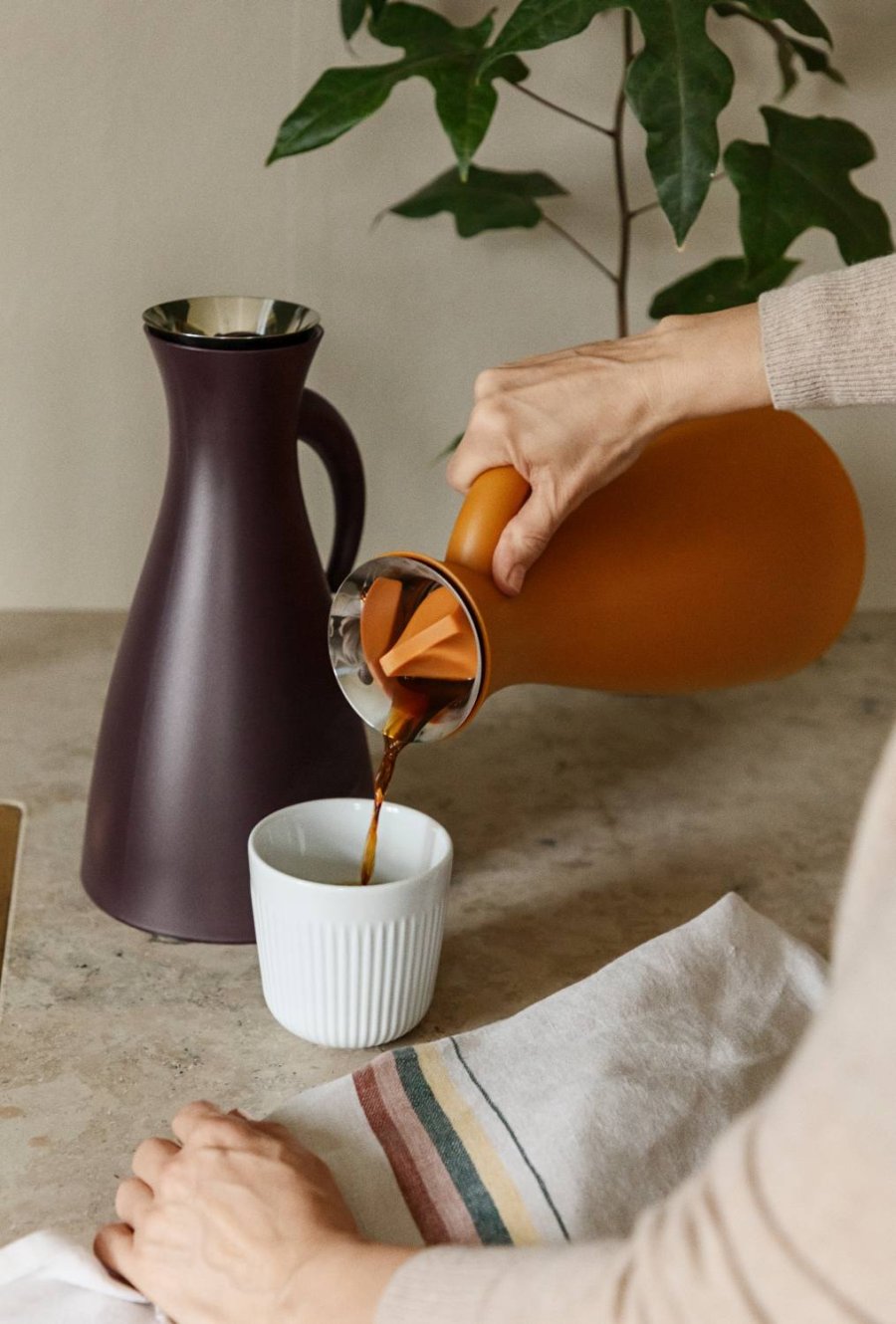 Eva Trio Termokande 1 L, Fig Purple