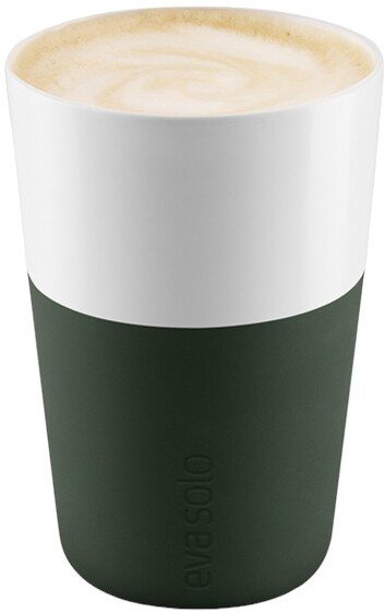 Eva Solo Cafe Latte-krus 2 stk, Forest green