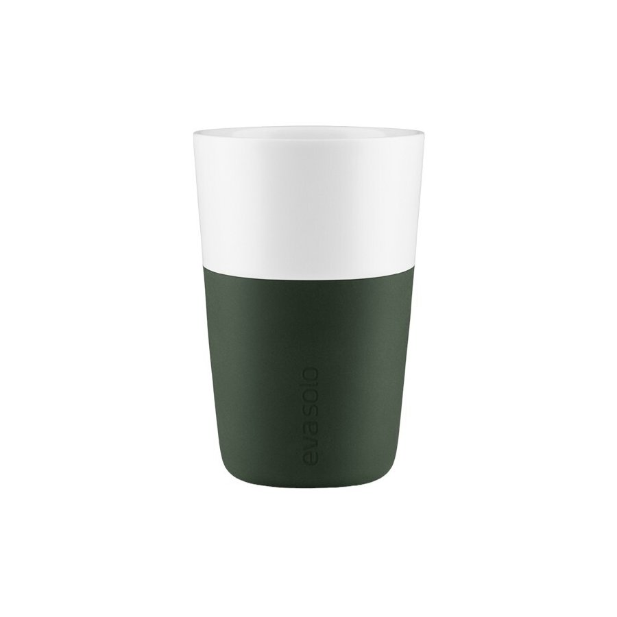 Eva Solo Cafe Latte-krus 2 stk, Forest green