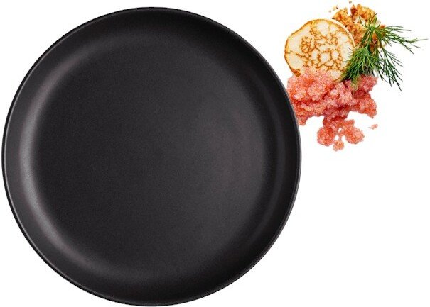 Eva Solo Nordic Kitchen Teller 17 cm, Schwarz