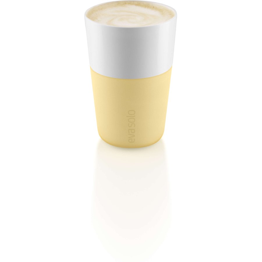 Eva Solo Cafe Latte-krus 2 stk. 360 ml, Lemon drop