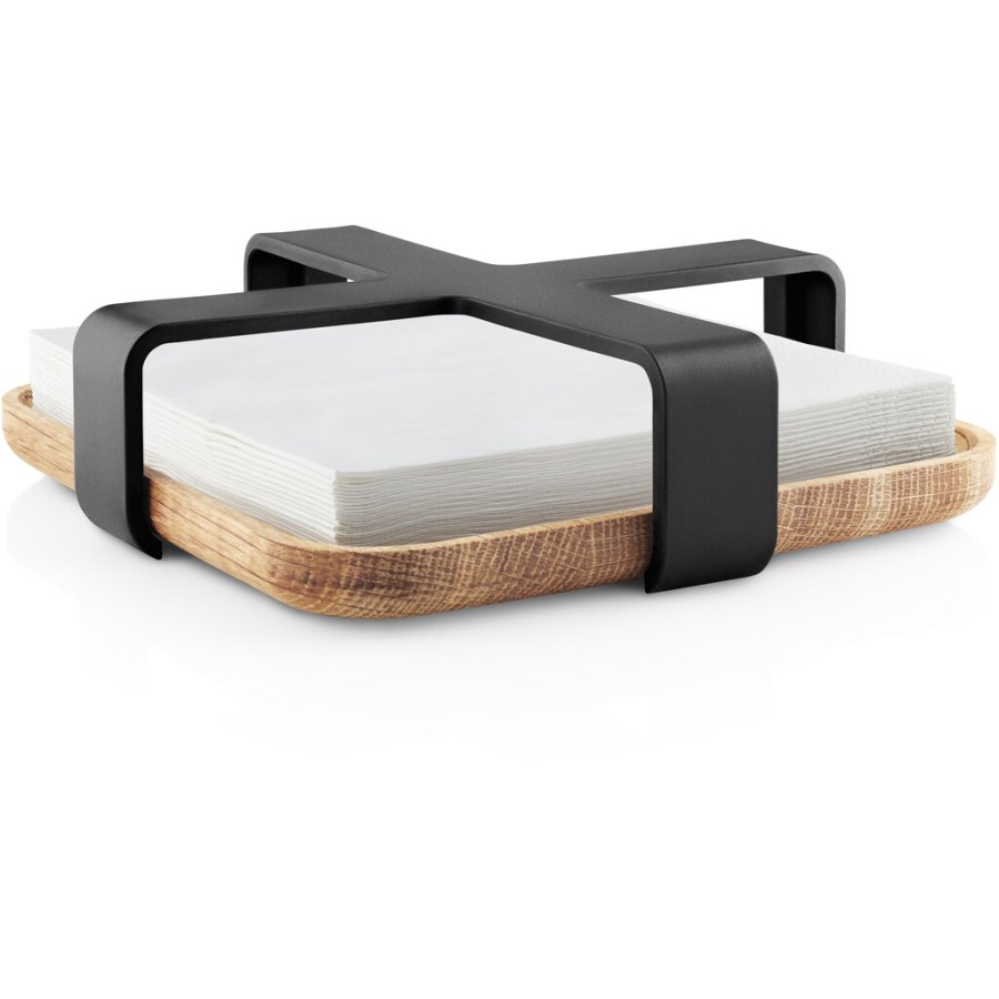 Eva Solo Nordic Kitchen Serviettenhalter, Schwarz/Eiche