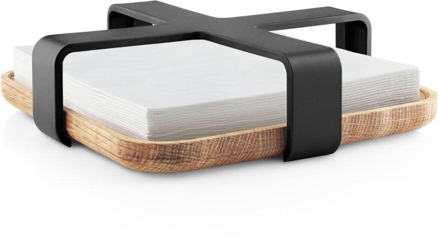 Eva Solo Nordic Kitchen Serviettenhalter, Schwarz/Eiche