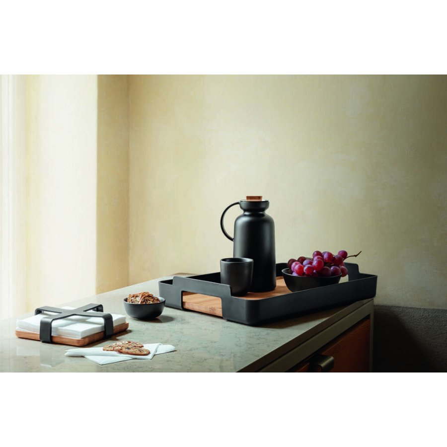 Eva Solo Nordic Kitchen Serviettenhalter, Schwarz/Eiche