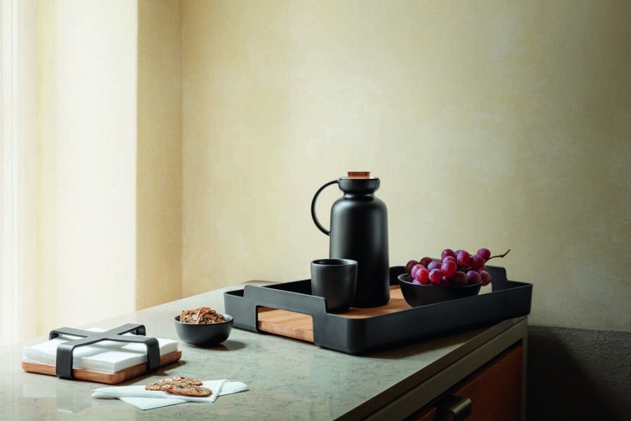 Eva Solo Nordic Kitchen Serviettenhalter, Schwarz/Eiche