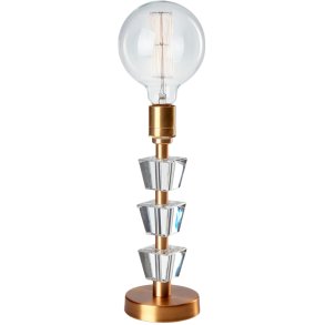 Eden Outcast Decadent Bordlampe H30,5 cm, Messing/Klar