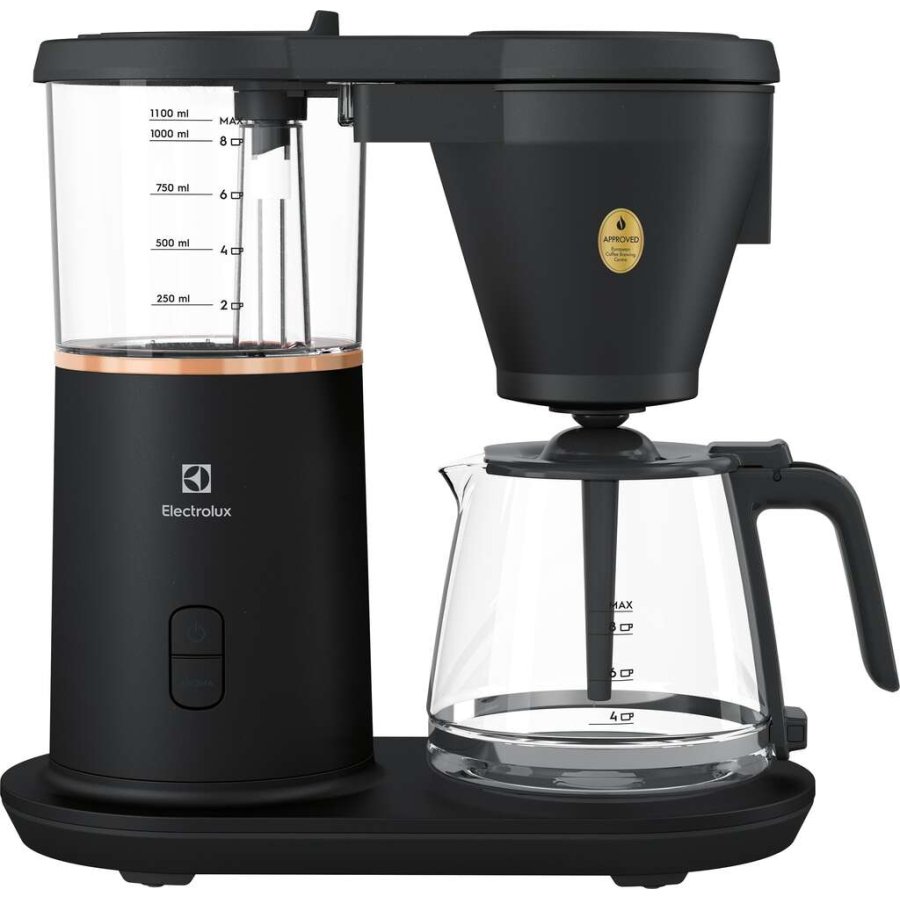 Electrolux Explore 7 Kaffeemaschine mit Aromafunktion 1,1 L, Granite Black