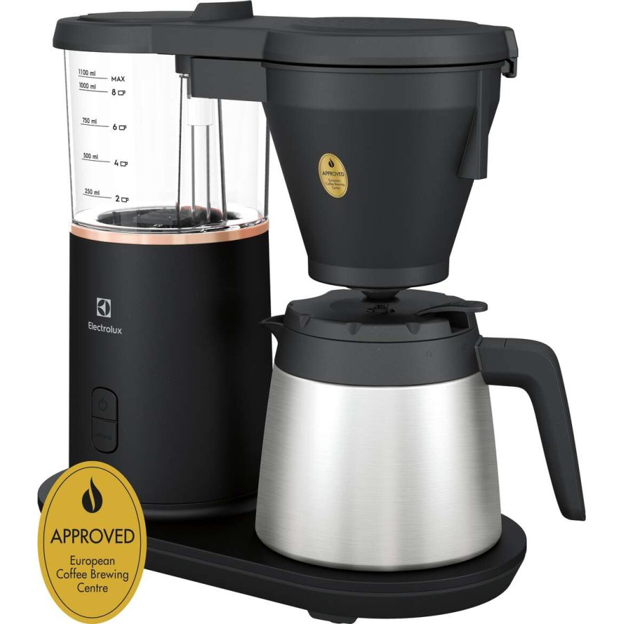 Electrolux Explore 7 Kaffeemaschine m. Thermoskanne und Aromafunktion 1,1 L, Granitschwarz