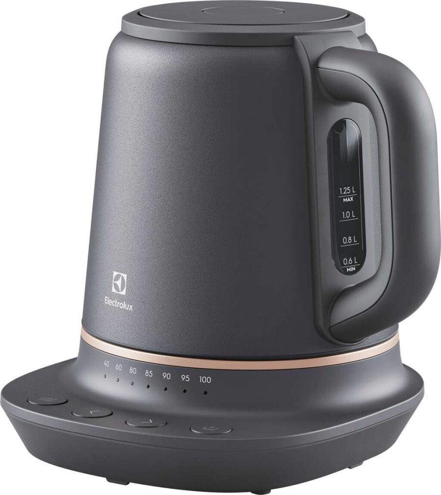 Electrolux Explore 7 Elektrischer Wasserkocher 1,25 l, Black Pearl