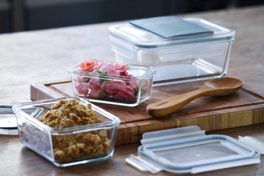 Endeavour Foodbox Haushaltsbox 20x16 cm, Glas