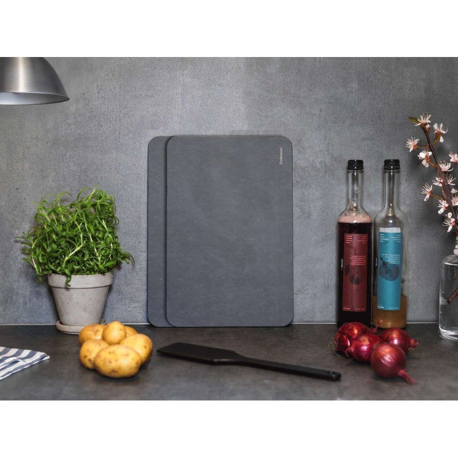 Endeavour Schneidebrett 2er Set 35,5x23,5 cm, Grau