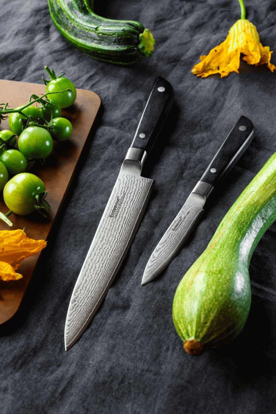 Endeavour Green Edition Messer 2er Set, Schwarz