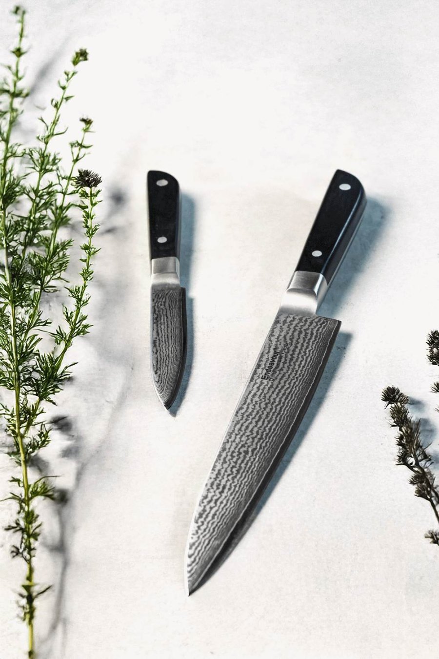 Endeavour Green Edition Messer 2er Set, Schwarz