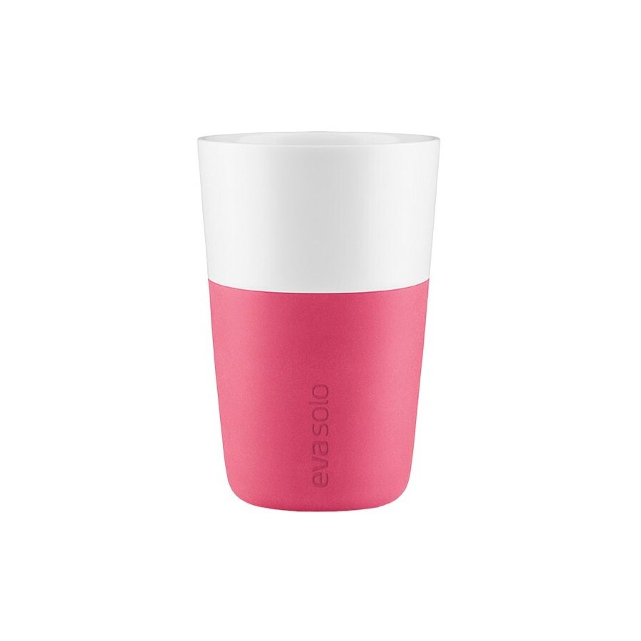 Eva Solo Café Latte-krus 2 stk. 360 ml, Berry red