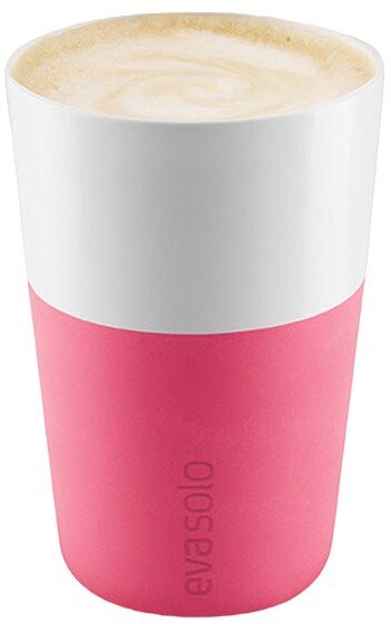 Eva Solo Café Latte-krus 2 stk. 360 ml, Berry red