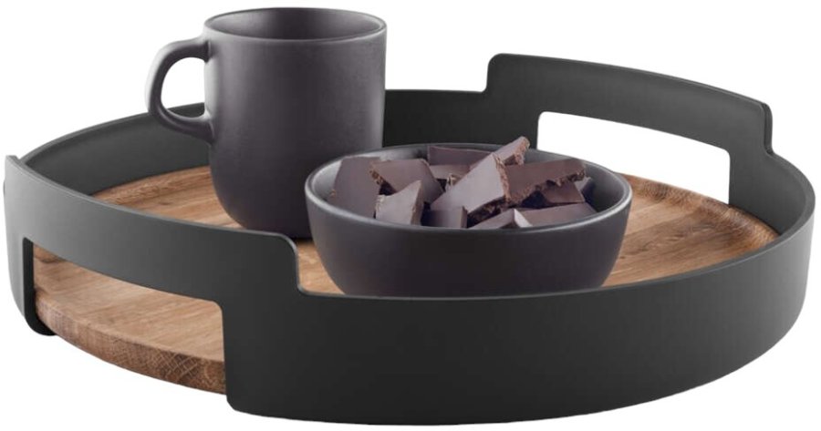 Eva Solo Nordic Kitchen Serviertablett 35 cm, Eiche/Schwarz