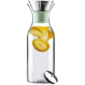 Eva Solo K�leskabskaraffel uden dragt 1,0L, Silikone Aqua green