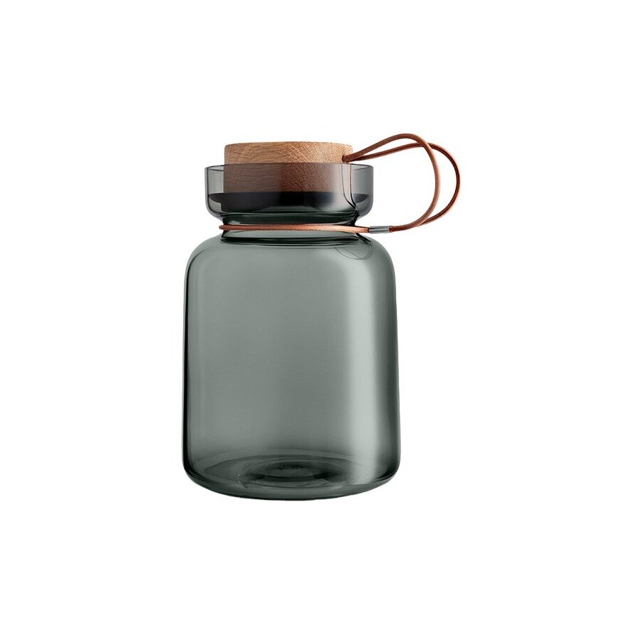 Eva Solo Silhouette Aufbewahrungsglas 1,5 L, Smokey Grey