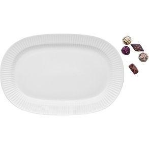 Eva Trio Legio Nova Serveringsfad 25x37cm, Hvid