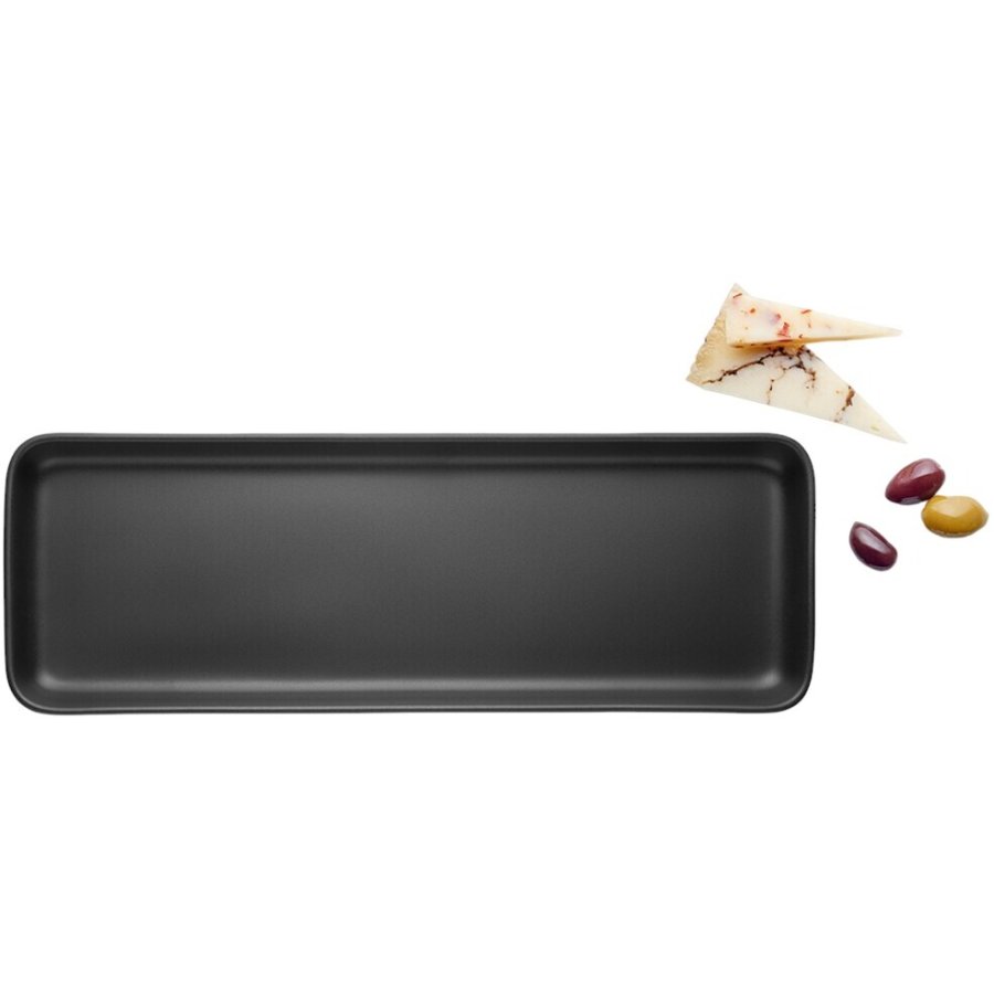 Eva Solo Nordic Kitchen Servierplatte 13x37 cm, Schwarz