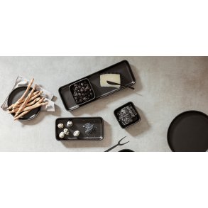 Eva Solo Nordic Kitchen Kvadratisk Skål 11 cm, Sort